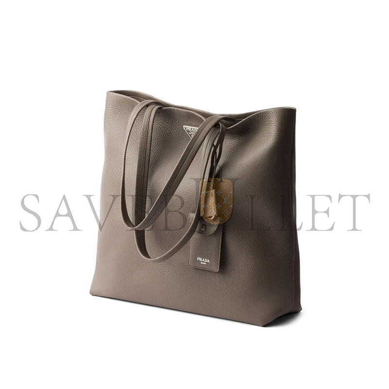Pra*a leather tote 2vg130 (38*37*12cm)